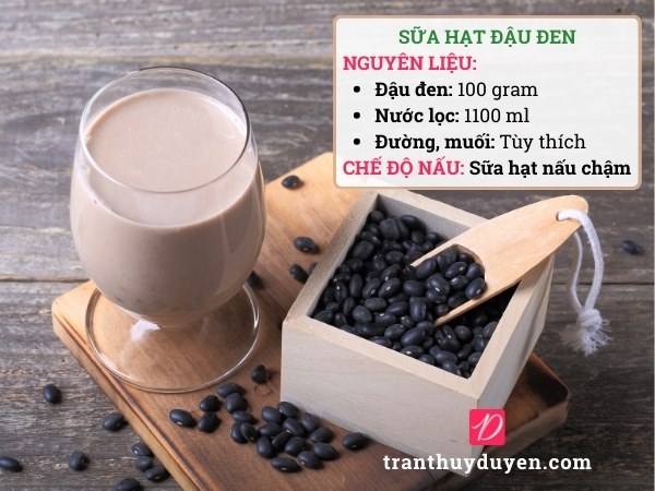 Công thức sữa hạt đậu đen nguyên chất