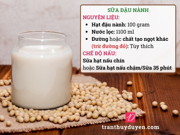 Cách làm sữa đậu nành bằng máy xay nấu đa năng