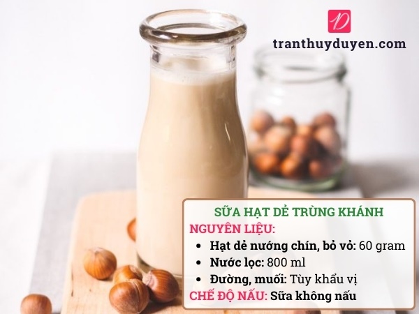 Sữa hạt dẻ Trùng Khánh
